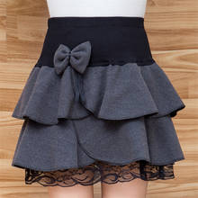 Gowyimmes 20 Autumn Winter Big Size Women Woolen Skirt Girl Short Lace Skirts Lady High Waist Ball Gown Pleated Skirt Mini PD853 2024 - buy cheap