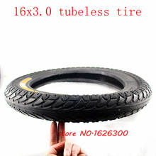 Electric Wheel Tire Explosion-proof Battery Car Vacuum /tubeless Tire 16x3.0Thickening and Stab-proof Outer Tire 2024 - buy cheap