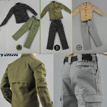 В наличии ZY5040 1/6 весы мужчина PMC рубашка армейские брюки для девочек одежда рисунок аксессуар модель для детей возрастом от 12 дюймов фигурку тела 2024 - купить недорого