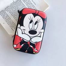 Disney Mickey Cartoon coin purse minnie boy girl coin bag handbag headset storage bag charger data cable storage box Clutch 2024 - buy cheap