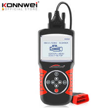 KONNWEI KW820 Автомобильный сканер, многоязычный OBDII EOBD диагностический инструмент, считыватель кодов ошибок автомобиля, диагностический сканер на испанском языке 2024 - купить недорого