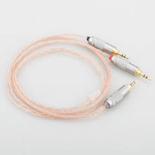 Alta qulaity audiocrast 8 núcleos 6n occ cobre 2.5mm trrs plugue balanceado fone de ouvido cabo atualizado para sundara he400i he400s he560 2024 - compre barato
