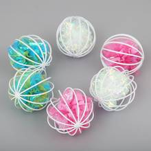 1Pc Funny Candy Color Cat Ball Toy Interactive Crinkle Ball In Cage Cat Play Ball Cat Teaser Cat Ball Toy Pet Supplies For Cat 2024 - buy cheap