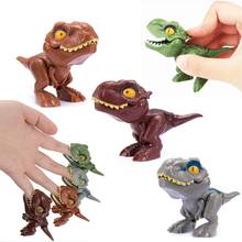 4pcs Finger Dinosaur Egg Toy Creative Tricky Tyrannosaurus Model Dinosaur Toy 97BE 2024 - buy cheap