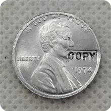 1974 алюминий Линкольн Пшеница цент, Пенни копия монеты 2024 - купить недорого