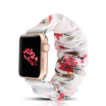 watch accessories strap for apple watch band 38mm/40mm/42mm/44mm iwatch series 5/4/3/2/1 wristbelt Scrunchie Elastic bracelet 2024 - buy cheap