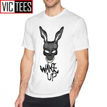 Mens Donnie Darko T Shirts Wake Up Donnie T-Shirt Graphic Tee Shirt Beach Cute 100% Cotton Men Tshirt 2024 - buy cheap