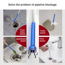 DIYFIX Flexible Magnetic Gripple 4Claw Motor Toilet Gadget Pick Up Tool Sewer Cleaing With LED Light Spring Rod Iron Sctrechable 2024 - buy cheap