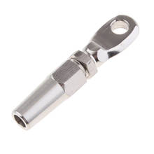 316 Stainless Steel Marine Eye Rigging Terminal End for 5/32 inch Diameter Wire Rope Cables 2024 - buy cheap