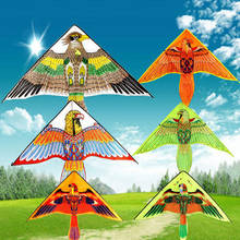 1Pc Outdoor Flying Bird Kites Big Flat Eagle Bird Kite Children Wind Toys Garden Cloth Toys For Kids Gift Random Color 2024 - buy cheap