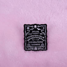 Ouija доска эмалированная шпилька страшный Хэллоуин 2024 - купить недорого