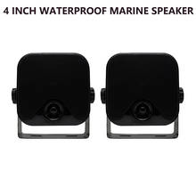 1 Pair 100Watts 4Inch Waterproof Marine Speaker Box Heavy Duty Boat Outdoor Music Speaker For ATV UTV Golf Cart Truck Motorcycle 2024 - buy cheap