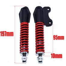 shock whit shock disc absorber suspension for Electric scooter e 8 10 inch hydraulic Oil Spring Shocks E-scooter front shocks 2024 - buy cheap