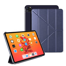 Funda inteligente de piel sintética para iPad Pro 11, carcasa trasera de plástico duro 2020, 2. ª generación, 2018 2024 - compra barato