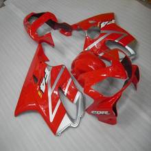 Kit de carenagem prata e vermelha para honda, cbr600, f4i, 01, 03, 02, 2001, 2002, molde de injeção de alta qualidade 2024 - compre barato