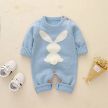 Baby Rompers Set Newborn Rabbit Baby Jumpsuit Overall Long Sleeves Baby Boys Clothes Autumn Knitted Girls Baby Casual Clothes 2024 - buy cheap