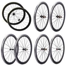 700 rodas de carbono da trilha do freio de calloy 50mm profundidade clincher 23mm rodas largas da bicicleta da estrada com 20h ou 24h v-hub do freio 2024 - compre barato