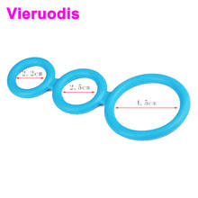 Three Candy Color Cock Cages Penis Extension Rings Delay Premature Ejaculation Cock Rings Sex Toys for Men Erotic Sex Penis Ring 2024 - buy cheap