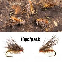 10PCS Deer Hair Dry Trout Fly Fly Fishing Lures Sea Bass Trout Fishing Fly Floating Bait 2024 - buy cheap