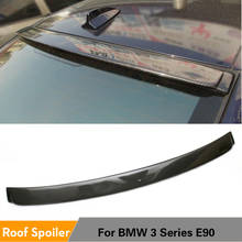 Alerón trasero de techo de coche de fibra de carbono, ala de ventana para BMW Serie 3, E90, 4 puertas, 2005-2008, estilismo para coche 2024 - compra barato