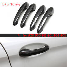 4pcs/Set Carbon Fiber G30 G20 Door Handle Cover for BMW 3 5 7 X3 X4 X5 G11 G01 G02 G05 Handle Shell Trims 2018 2019 2020+ 2024 - buy cheap