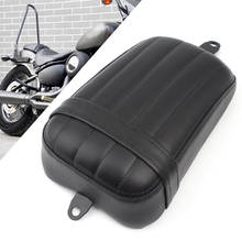 Almofada para motocicleta preto, assento traseiro estilo grade do passageiro para harley softail street bob 1999-fxbb, almofada de assento modelo 2024 - compre barato