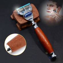 yunchi Men Razor Handle for Fusion Shaving Razor Blades 100% Resin Wood Made Handle Manual Shaving Only Razor Holder (no Razor) 2024 - buy cheap