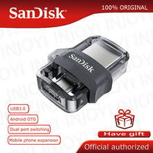Sandisk-pendrive sddd3, alta velocidade, 150 m/s, 32gb, otg, usb 128, gb, dual otg, memória flash, 16gb 2024 - compre barato
