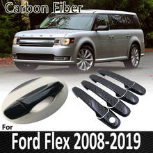 Black Carbon Fiber for Ford FLEX 2008 2009 2010 2011 2012 2014 2015 2016 2017 2018 2019 Door Handle Cover Refit Car Accessories 2024 - buy cheap
