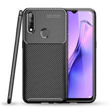 Para Xiaomi Poco X2 funda de silicona suave TPU antigolpes funda trasera de fibra de carbono carcasa de teléfono Poco X2 para Xiaomi Poco X2 2024 - compra barato