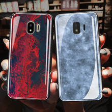 Tempered Glass Marble Case For Samsung Galaxy J2 2018 Core Prime J250 J260 Grand Prime Plus Phone Bumper Housing Funda light 2024 - buy cheap