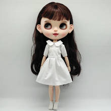 New Blyth Doll Clothes Pure white all-match Dress Blyth Azone,Ob24 Barbies Skirt 1/6 Doll Accessories Clothing 2024 - buy cheap