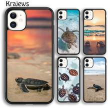 Krajews Ocean Sea Turtle Phone Case Cover For iPhone 5s SE 6s 7 8 plus X XS XR 11 12 13 pro max Samsung Galaxy S8 S9 S10 Plus 2024 - buy cheap