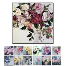 All Kinds Of Flower Gestures Oil Painting 100% Handpainted Paintings Wall Art Home Decor Picture  Modern Oil Painting On Canvas 2024 - buy cheap
