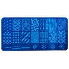 1Set Lace Design Stamping Image Plates and Stamper Scraper Nail Polish Stamp Manicure Nail Tools 2024 - buy cheap