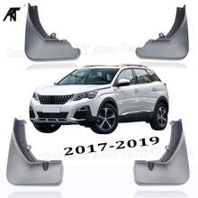 4Pcs/set for Peugeot 5008 2017-2019 Fender Flares Mud Flaps Car Accessories Front Rear Mud Mire Splash Guards Mudguards Mudfla 2024 - buy cheap