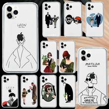 Leon And Mathilda famous Movie Phone Case Transparent soft For iphone 5 5s 5c se 6 6s 7 8 11 12 plus mini x xs xr pro max 2024 - buy cheap