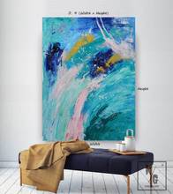 Hand Painted Modern Abstract Painting Large Green Abstract Painting Office Wall Art Original Pink Abstract Painting Textured Art 2024 - buy cheap