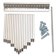Thumb Piano Bridge Saddle 17 Keys Set Kit for Kalimba DIY Replacement Parts 2024 - buy cheap