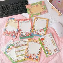 Cartoon Cute Bunny Notes Message Paper Color Memo Pad Planner Stickers Notepad Notebook Diary Kawaii School Supplies Stationery 2024 - buy cheap