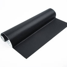 30cmx127cm 3D Carbon Fiber Vinyl Car Wrap Sheet Roll Film Car Stickers Decal Motorcycle Auto Styling Accessories 2024 - buy cheap
