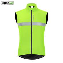 WOSAWE-Chaleco térmico de invierno para ciclismo, chaqueta repelente al agua, reflectante, sin mangas, ropa cálida para ciclismo de montaña 2024 - compra barato