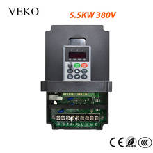 5.5KW 380V Frequency Inverter AC 3Phase Input 3 Phase Triphase Output VFD Motor Speed Control Frequency Driver Converter 50/60Hz 2024 - buy cheap