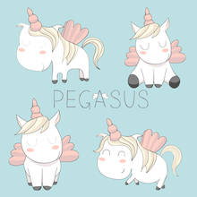 AZSG-pendientes de unicornio Pegaso para álbum de recortes, 13x13cm 2024 - compra barato