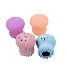 Mini Silicone Face Cleansing Brush Facial Cleanser Pore Cleaner Exfoliator Face Scrub Washing Brush Skin Care Massage Wash Tool 2024 - buy cheap