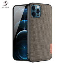 Funda protectora trasera de lujo para iPhone 12 Pro Max (6,7 ") DUX DUCIS Fino Series, compatible con carga inalámbrica super 2024 - compra barato