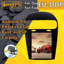 For Dodge Journey Fiat Freemont Android Radio multimedia Audio Tesla Screen PX6 autoradio Car Stereo player GPS Navi Head unit 2024 - buy cheap