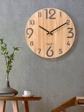 12 / 14 Inches Wooden Clock Cafe Office Home Kitchen Wall Decor Silent Clock Design Large Wall Watches Gift Home Wall Horloge 2024 - buy cheap