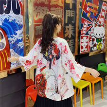 Haori Women'S Online Chinese Store Japanese Kimono Traditional Yukata Kimono Shirt Men Cardigan Asian Streetwear Kimonos FF2715 2024 - buy cheap