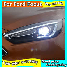 Car Styling 2pcs/1set LED Headlights ford focus Headlamp headlight casa For ford focus LED headlight 2015-2018 Head lamp 2024 - buy cheap